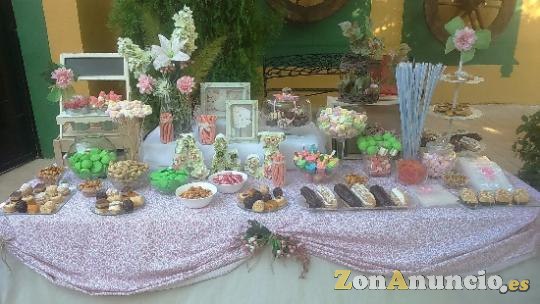 MESAS DULCES PARA BODAS, BAUTIZOS ,COMUNIONES ETC..
